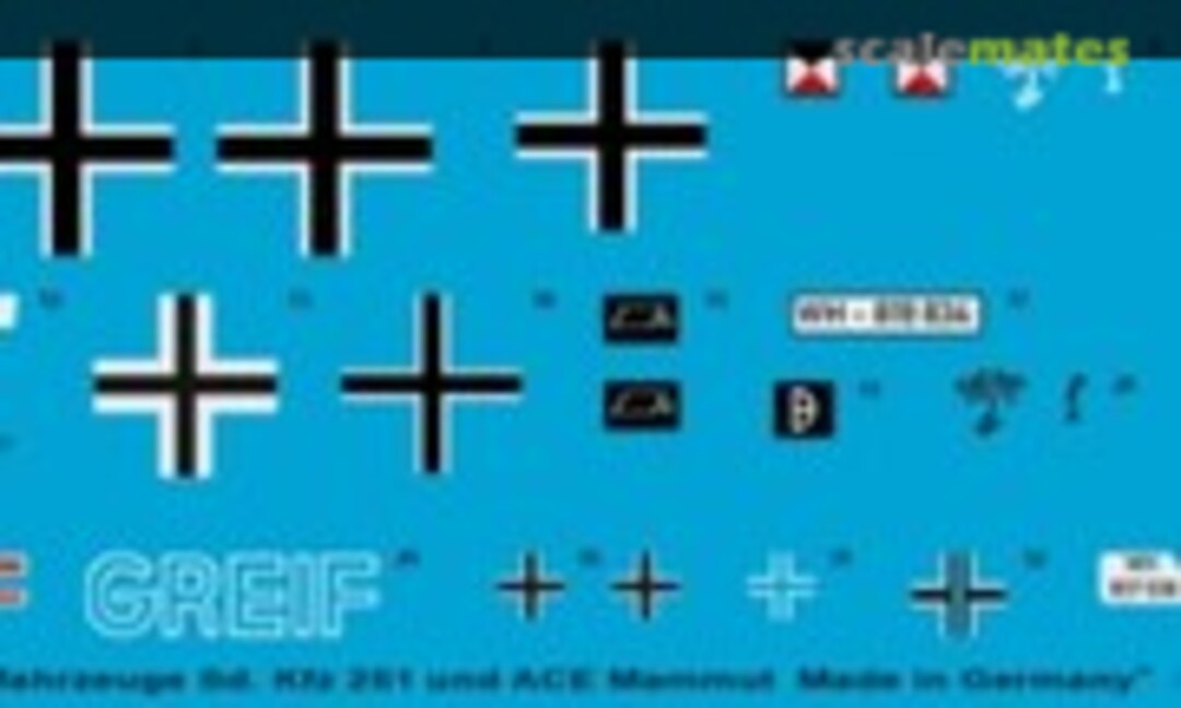 1:48 DAK "Rommels" Staffvehicles Sd.Kfz 251 and ACE Dorcester (Peddinghaus-Decals 48 3322) 48 3322