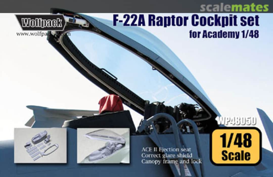 Boxart F-22A Raptor Cockpit Set WP48050 Wolfpack Boxart F-22A Raptor Cockpit Set WP48050 Wolfpack
