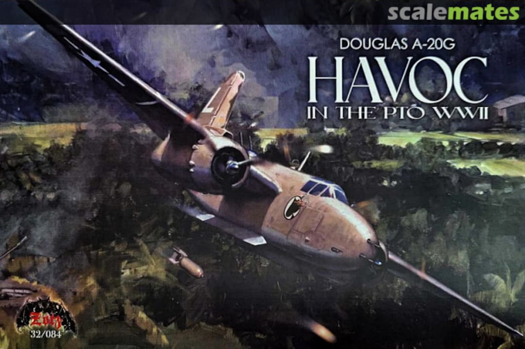 Boxart Douglas A-20G Havoc in the PTO WWII 32084 Zotz Decals Boxart Douglas A-20G Havoc in the PTO WWII 32084 Zotz Decals