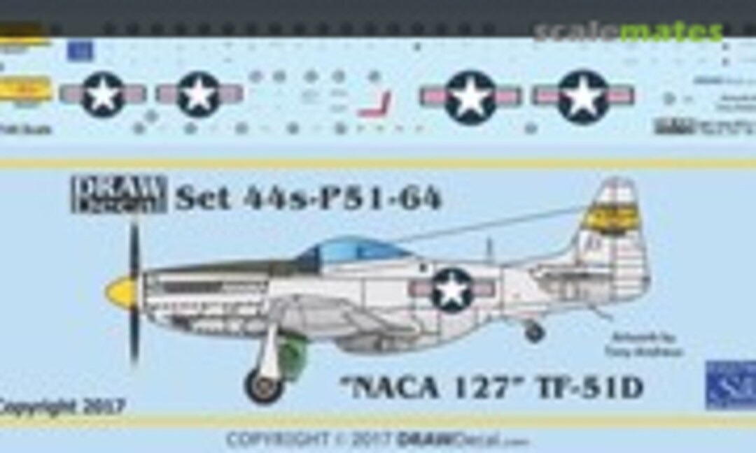 1:144 TF-51D “NACA 127” (Draw Decal 44-P51-64) 44-P51-64