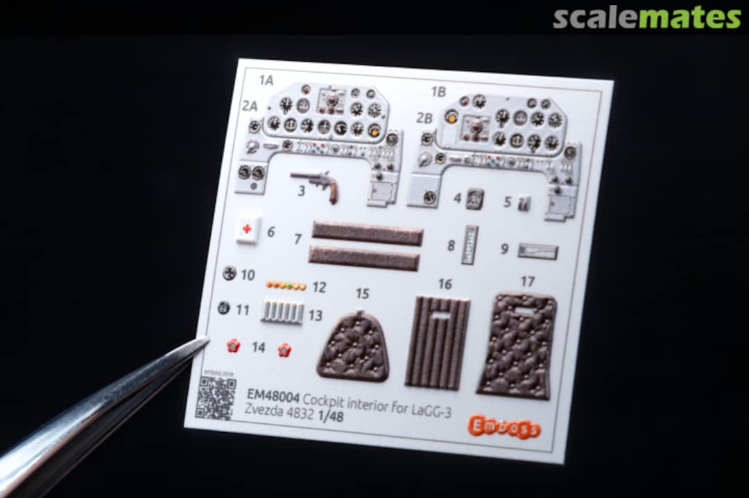 Contents LaGG-3 COMBO interior 3D decals EM48004C Embase Contents LaGG-3 COMBO interior 3D decals EM48004C Embase