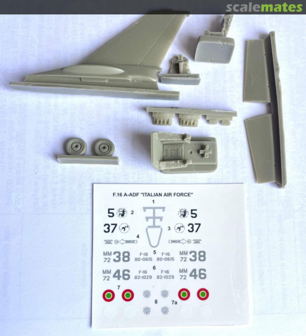 Contents F-16A "ADF" Alitaliane Contents F-16A "ADF" Alitaliane