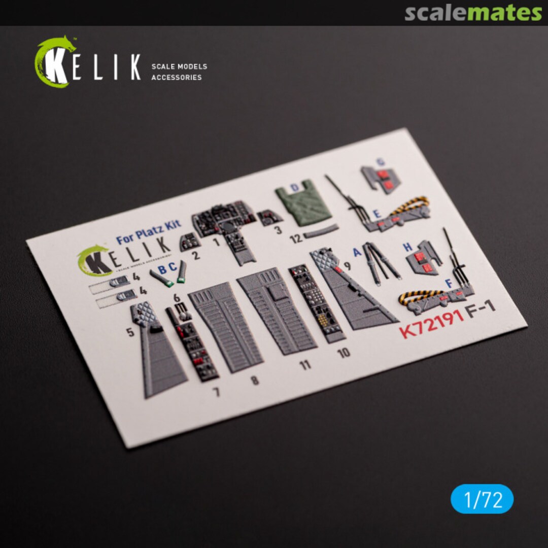 Boxart F-1 Support Fighter interior 3D decals K72191 Kelik Boxart F-1 Support Fighter interior 3D decals K72191 Kelik