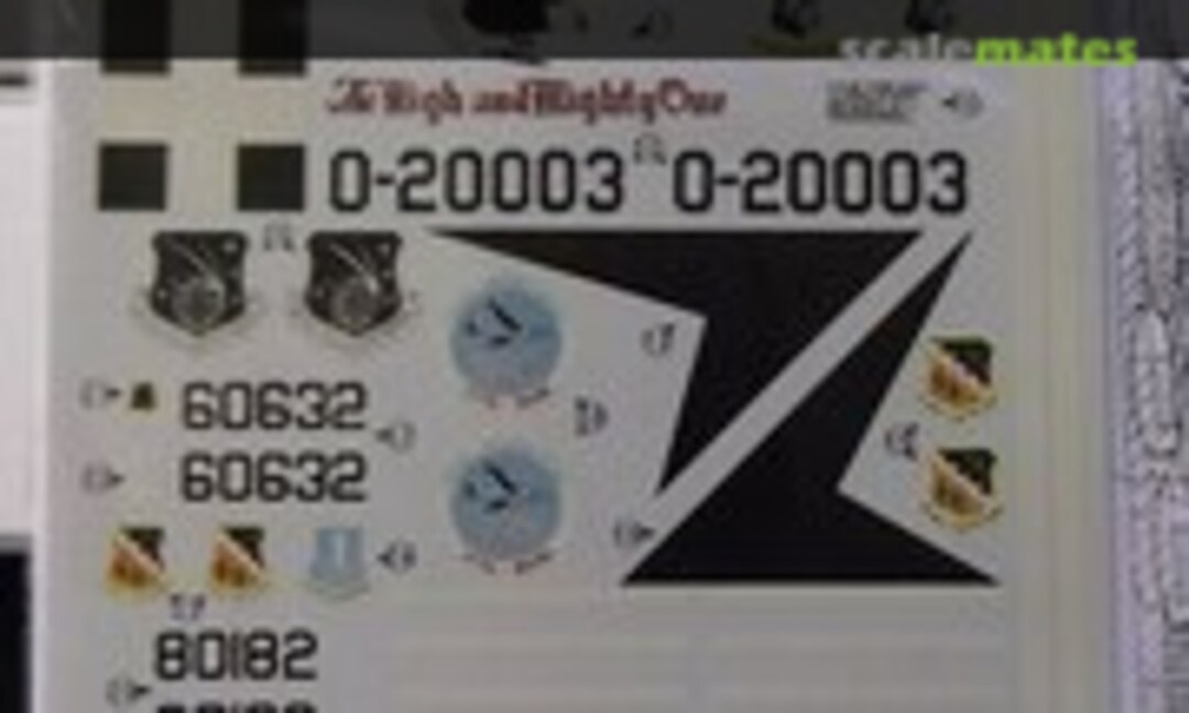 1:72 B-52A, NB-52A, NB-52E, B-52G (Almark Decals S-17) S-17