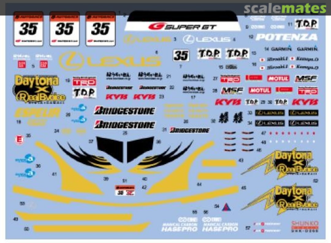 Boxart Lexus SC430 Daytona 2009 SHK-D068 Shunko Models Boxart Lexus SC430 Daytona 2009 SHK-D068 Shunko Models