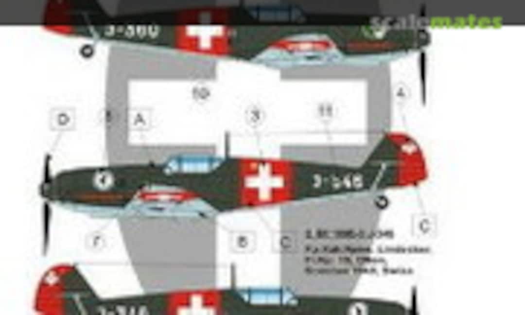 1:72 Bf-109 OVER SWISS Part II. (LF Models C7261)