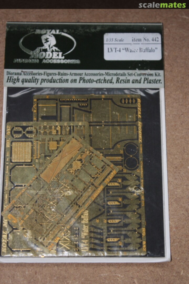 Boxart LVT4 Water Buffalo Exterior set 442 Royal Model Boxart LVT4 Water Buffalo Exterior set 442 Royal Model
