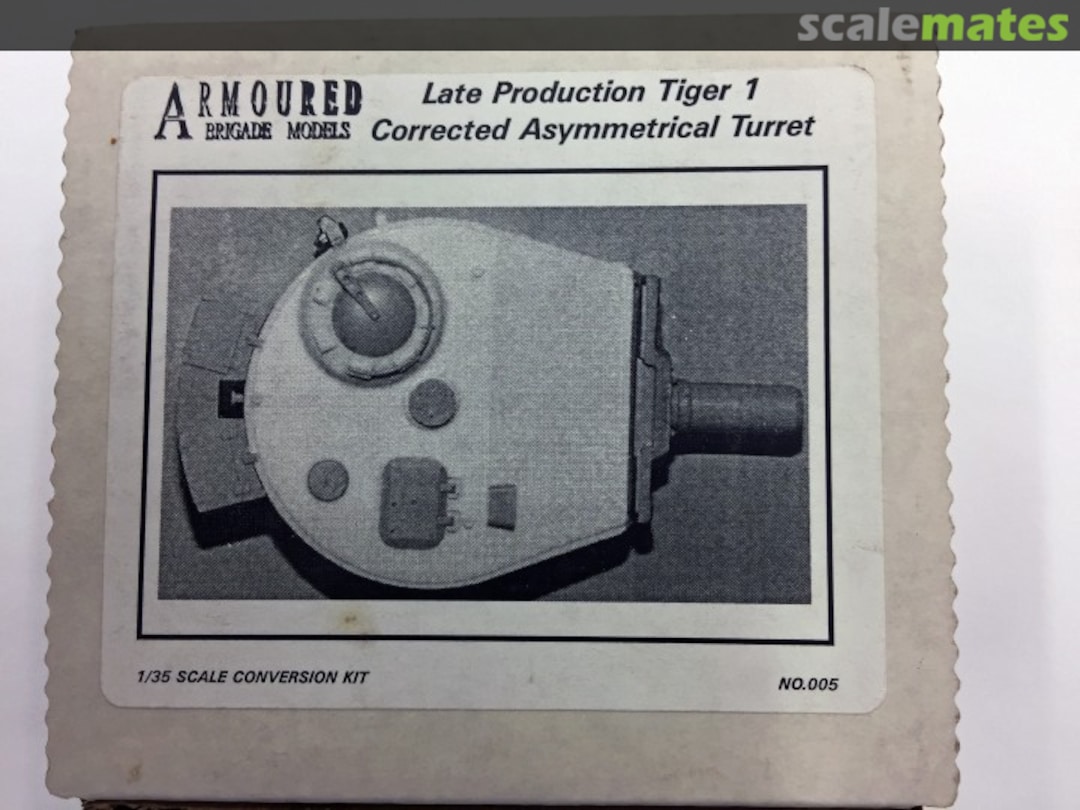 Boxart Tiger I Turret ABM009 Armoured Brigade Models Boxart Tiger I Turret ABM009 Armoured Brigade Models