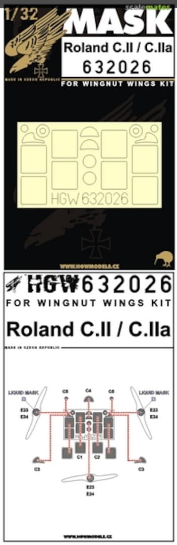 Boxart Roland C.II / C.IIa - Masks 632026 HGW Models