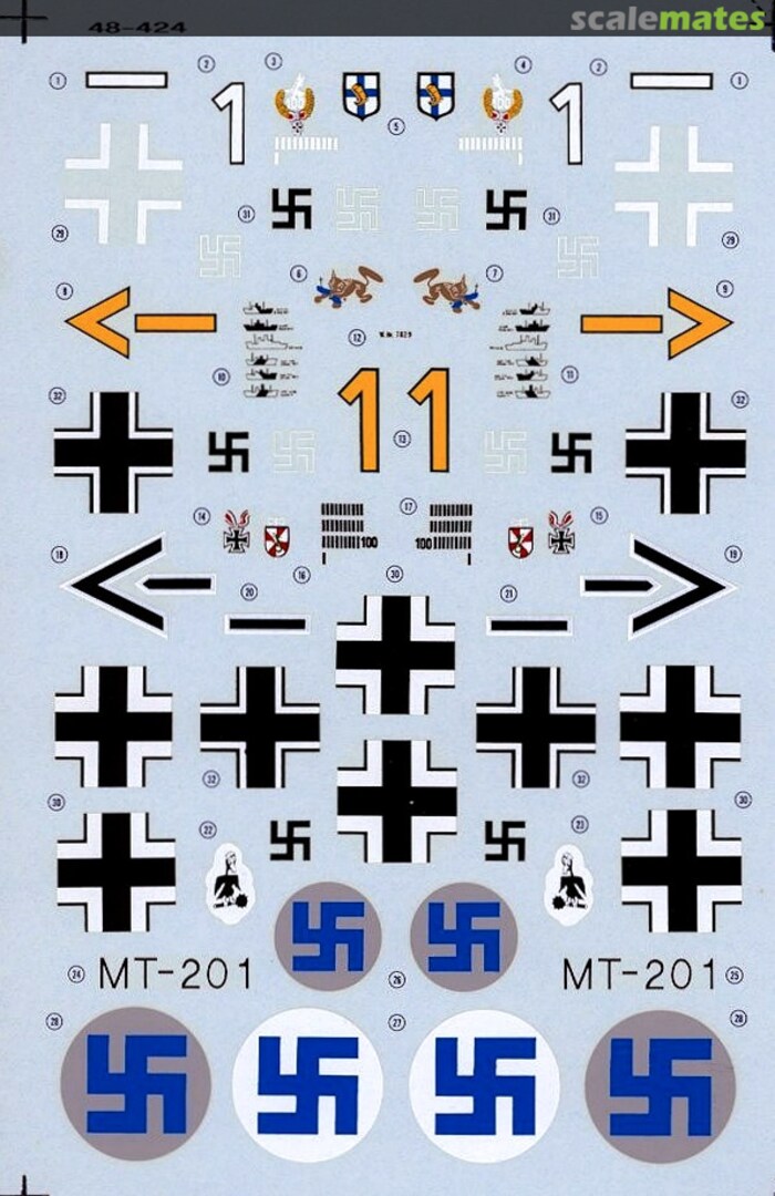 Boxart Bf-109 G6, F4/B, F4, G2 Aces 48-424 SuperScale International Boxart Bf-109 G6, F4/B, F4, G2 Aces 48-424 SuperScale International