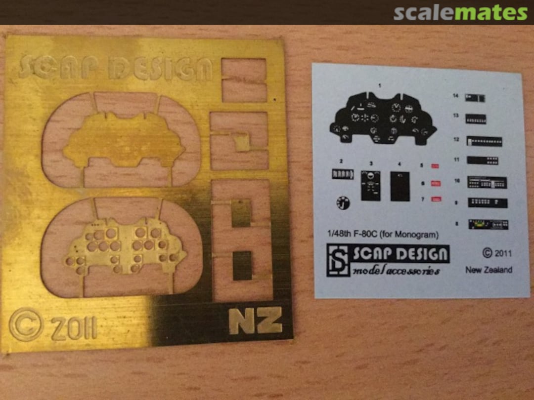 Boxart F-80C Instrument details 1 Scap Design Boxart F-80C Instrument details 1 Scap Design