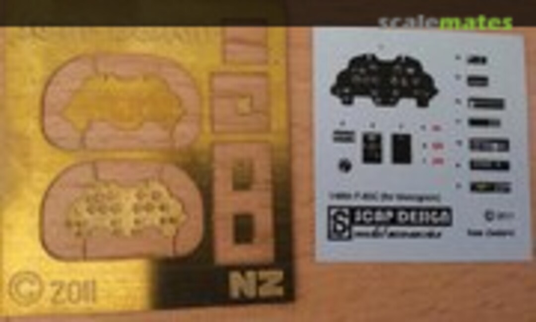 1:48 F-80C Instrument details (Scap Design 1) 1