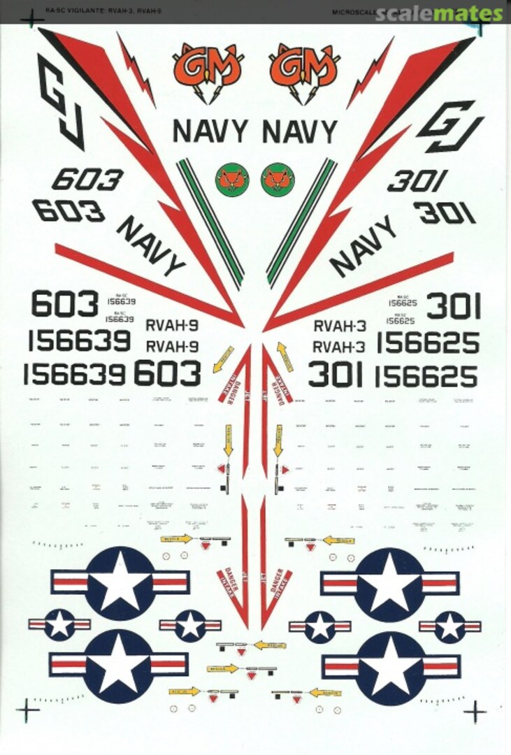 Boxart RA-5C Vigilante: RVAH-3, RVAH-9 72-524 Microscale Boxart RA-5C Vigilante: RVAH-3, RVAH-9 72-524 Microscale
