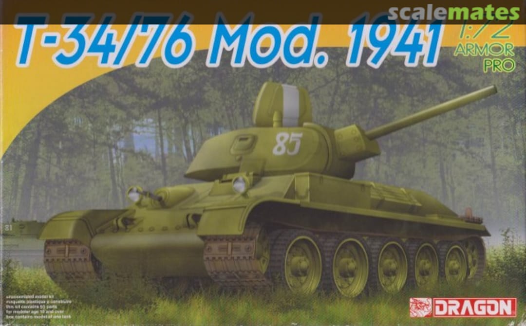 Boxart T-34/76 Mod. 1941 7259 Dragon Boxart T-34/76 Mod. 1941 7259 Dragon