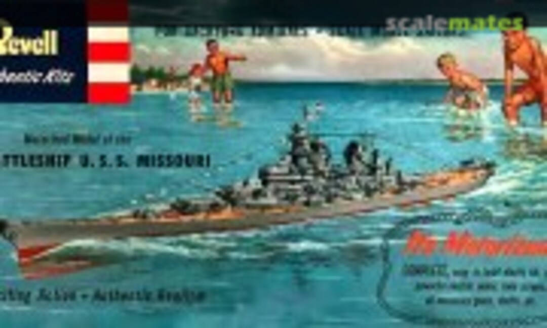 1:535 BATTLESHIP U.S.S. MISSOURI (Revell HM-30:595)