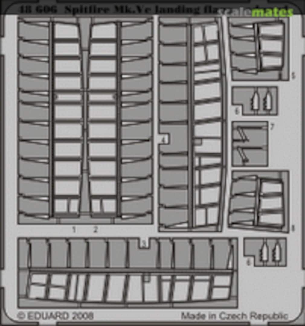 Boxart Spitfire Mk.Vc landing flaps 48606 Eduard Boxart Spitfire Mk.Vc landing flaps 48606 Eduard