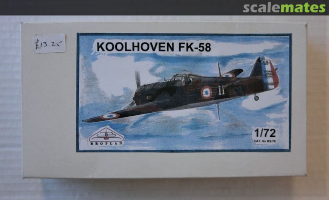 Boxart Koolhoven FK-58 MS-079 Broplan Boxart Koolhoven FK-58 MS-079 Broplan