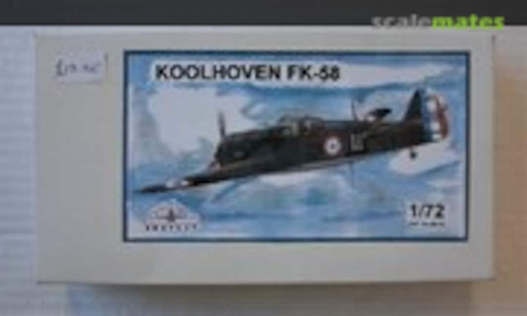 1:72 Koolhoven FK-58 (Broplan MS-079) MS-079