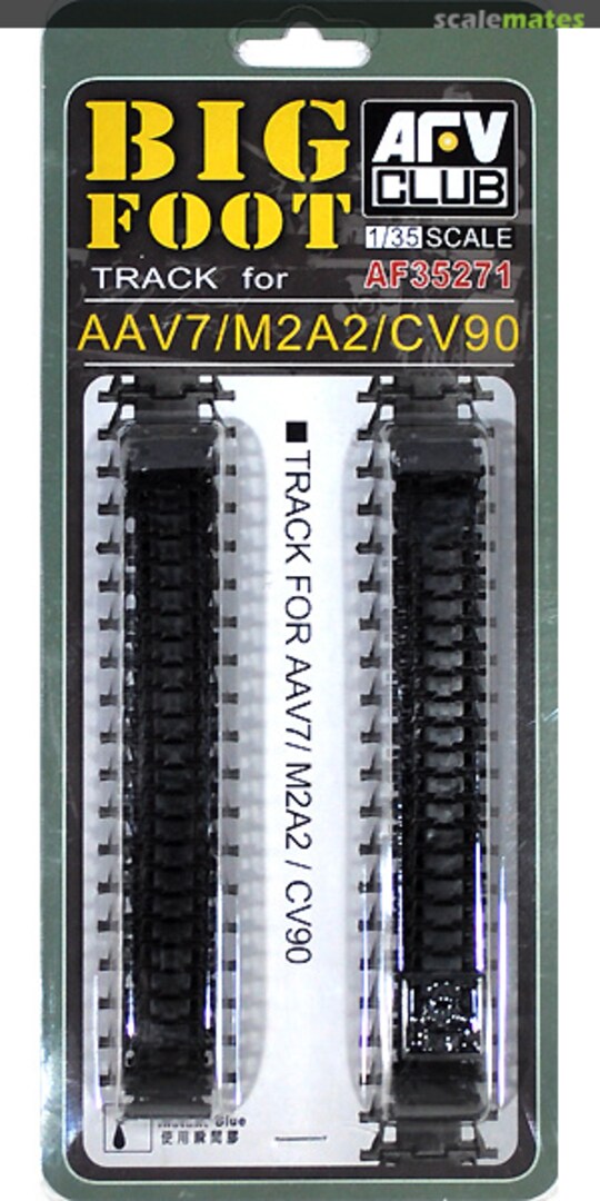 Boxart Track for AAV7/M2A2/CV90 AF35271 AFV Club
