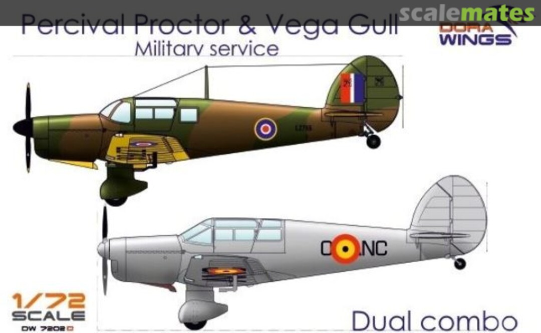 Boxart Percival Proctor & Vega Gull DW7202D Dora Wings Boxart Percival Proctor & Vega Gull DW7202D Dora Wings