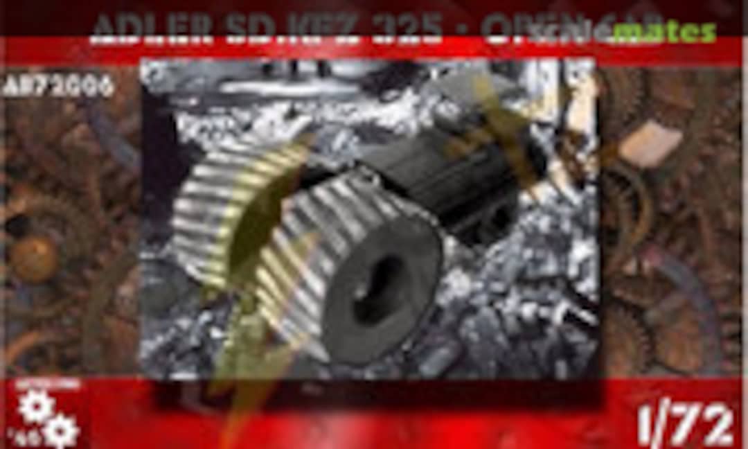 1:72 Adler Sd.Kfz 325 - Open cab version (Abteilung '46 AB72006) AB72006