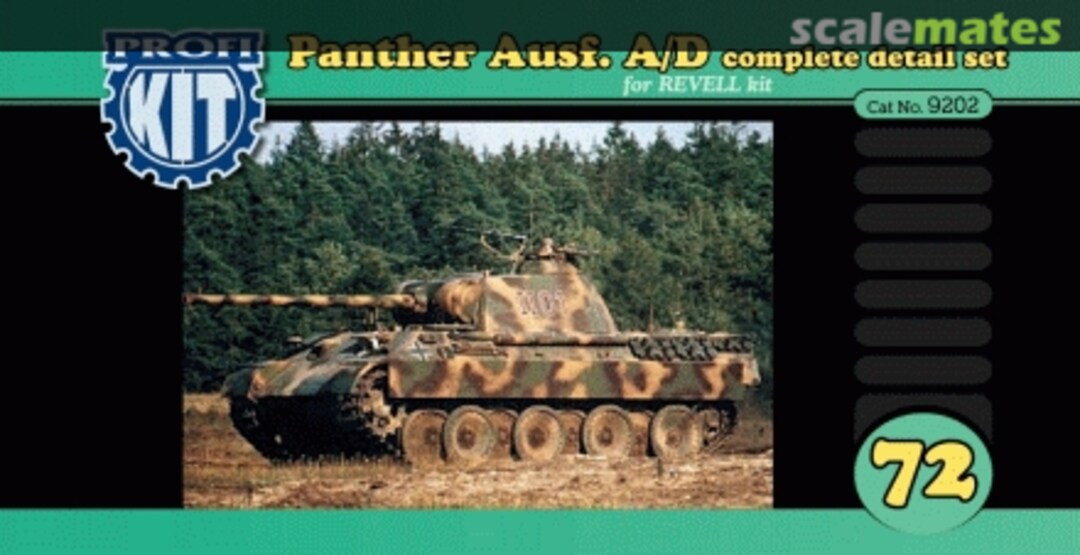 Boxart Panther Ausf A/D complete detail set 9202 ProfiKIT