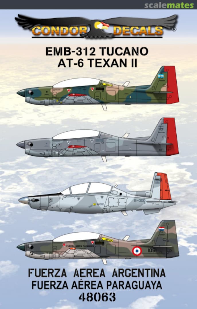 Boxart EMB-312 TUCANO / AT-6 TEXAN II 48063 Condor Decals