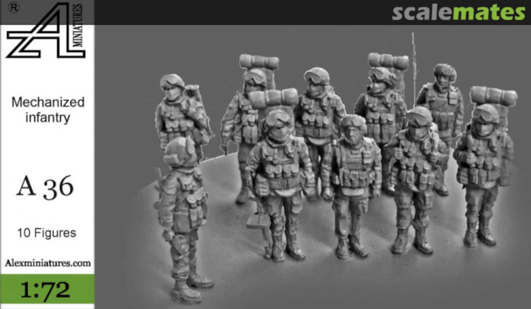 Boxart Mechanised infantry A36 Alex Miniatures Boxart Mechanised infantry A36 Alex Miniatures