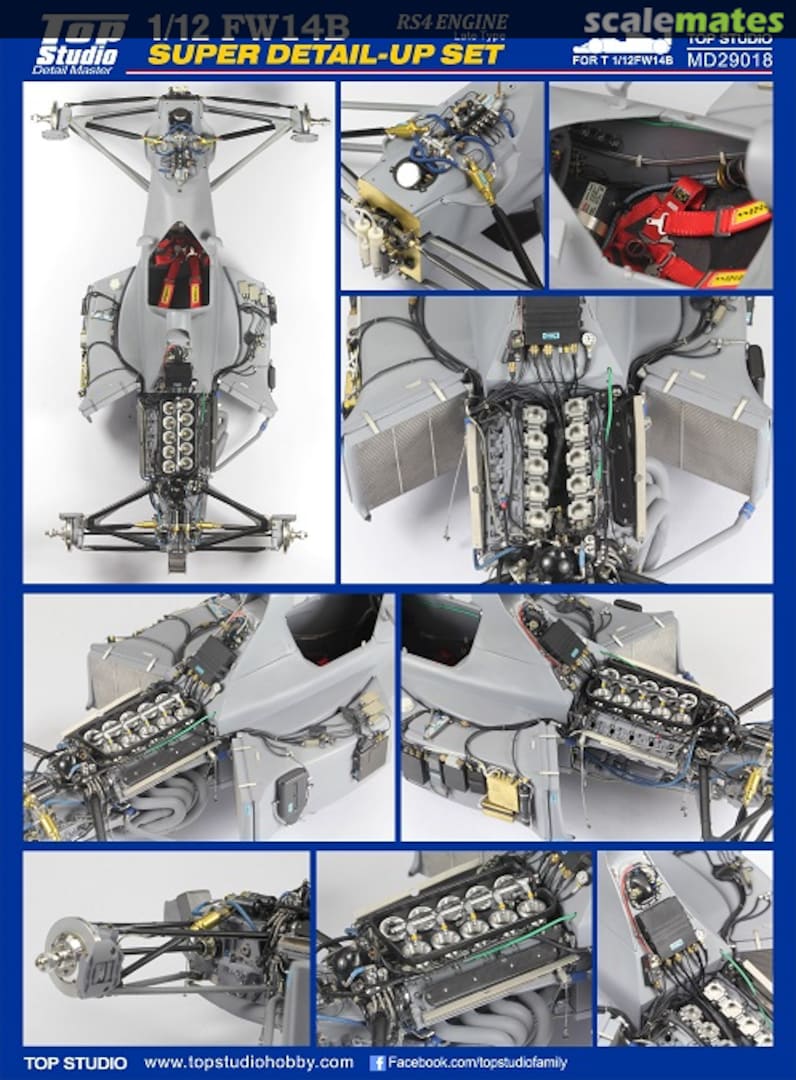 Boxart Williams Renault FW14B MD29018 Top Studio Boxart Williams Renault FW14B MD29018 Top Studio