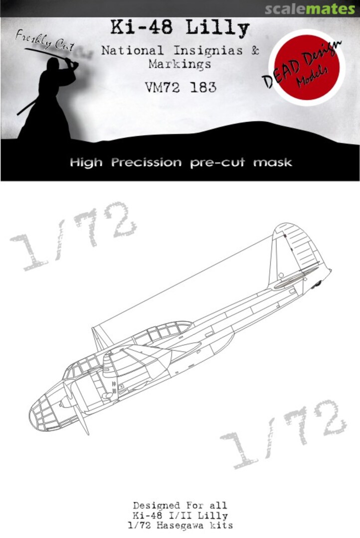 Boxart Ki-48 Lilly National Insignias And Markings VM72183 DEAD Design Models Boxart Ki-48 Lilly National Insignias And Markings VM72183 DEAD Design Models