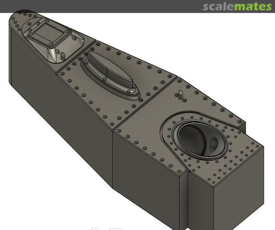 Boxart M-346 ECS Exhaust WOL481202 Wolf 3D Resin Parts Boxart M-346 ECS Exhaust WOL481202 Wolf 3D Resin Parts