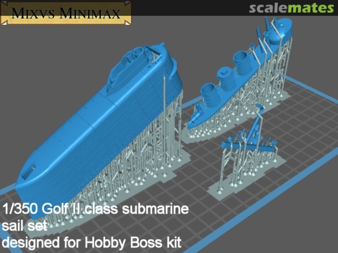 Boxart Golf II class sail set S10 Mixvs Minimax
