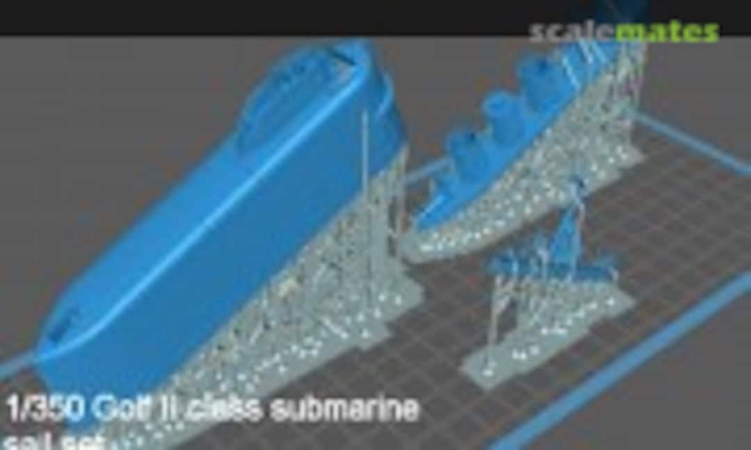 1:350 Golf II class sail set (Mixvs Minimax S10) S10