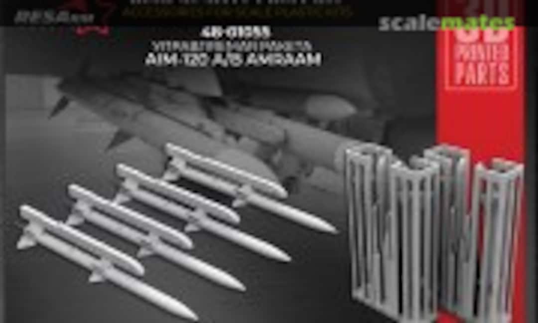 1:48 AIM-120 A/B AMRAAM guided missile (RESArm 48-01055) 48-01055