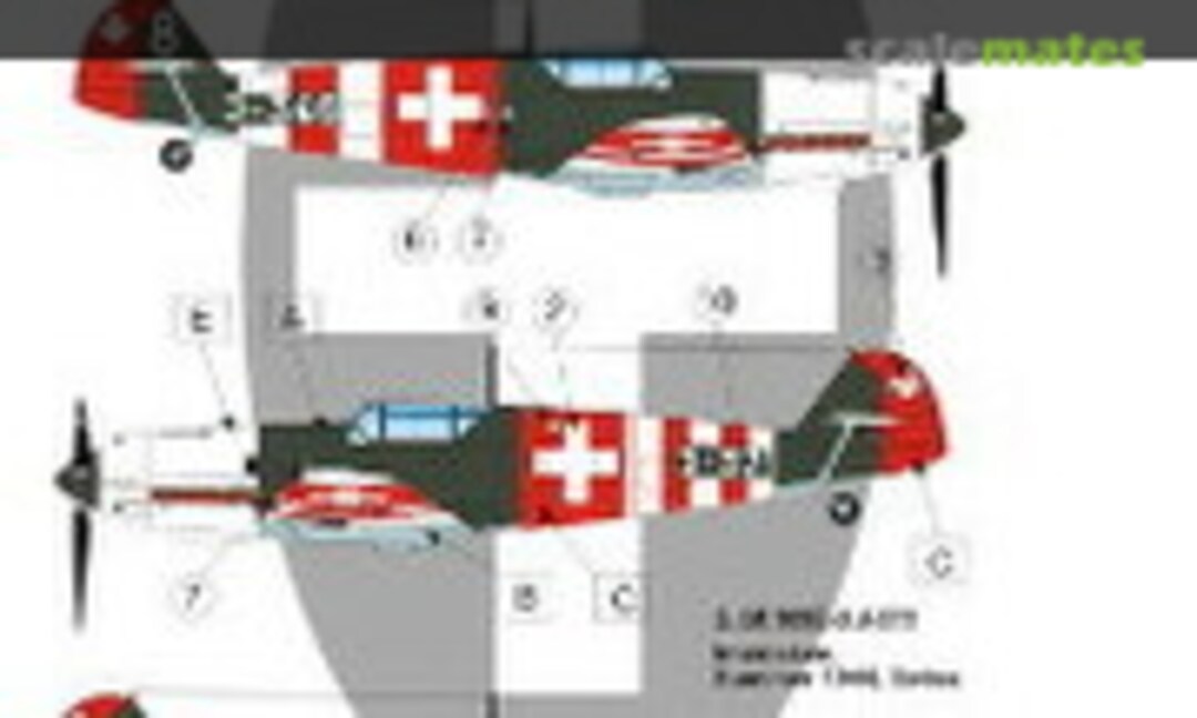 1:72 Bf-109 OVER SWISS Part III. (LF Models C7262) C7262