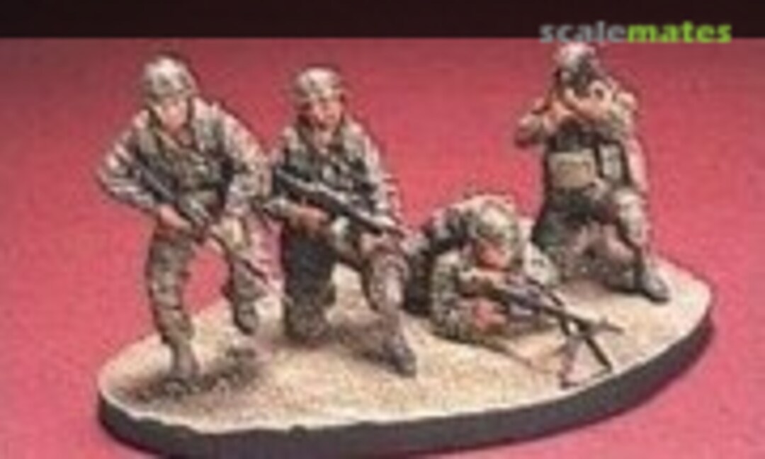 1:35 ROC Marine Corps Team with Base (4 Figuren) (Hobby Fan HF512) HF512