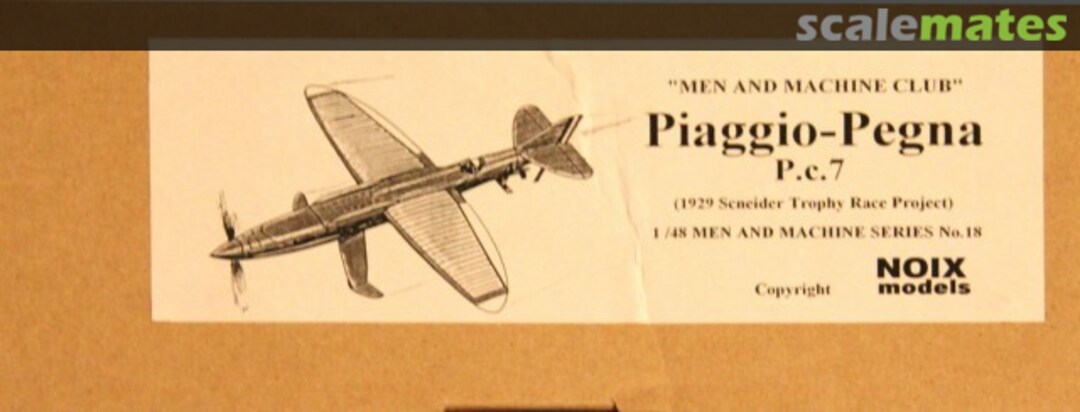 Boxart Piaggio-Pegna P.c.7 48-18 NOIX Models Boxart Piaggio-Pegna P.c.7 48-18 NOIX Models