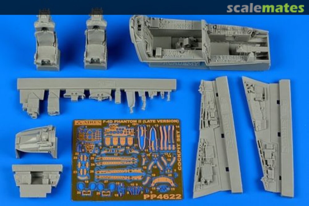 Boxart F-4D Phantom II (late version) - Cockpit Set 4622 Aires Boxart F-4D Phantom II (late version) - Cockpit Set 4622 Aires