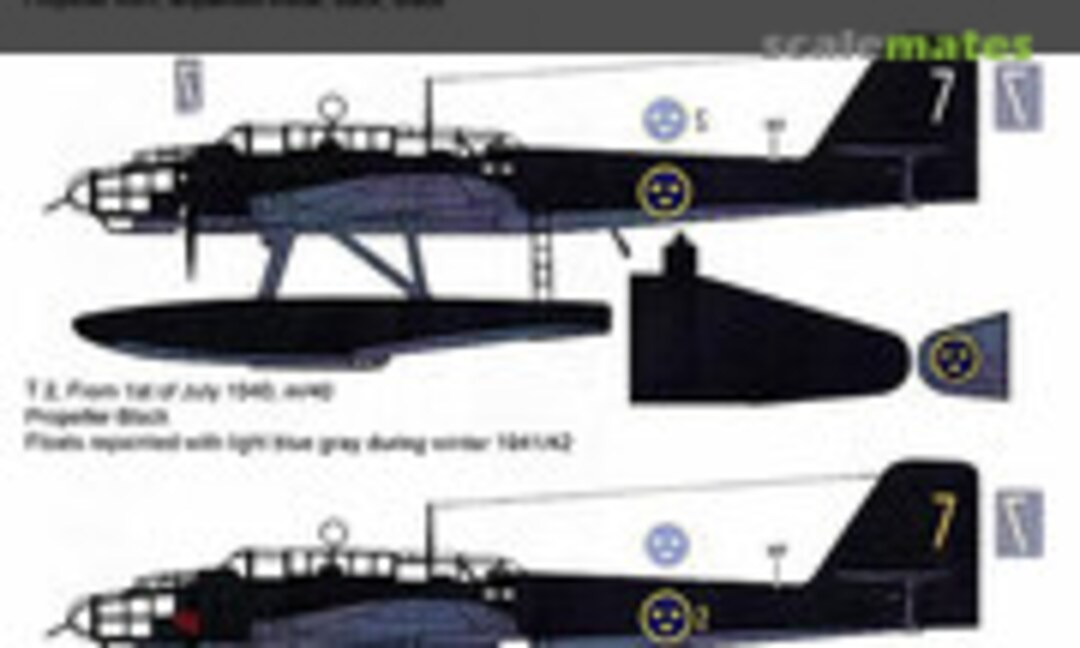 1:48 Swedish Airforce sea planes T 2, Tp 24, Tp 47 (Maestro Models MMD4808) MMD4808