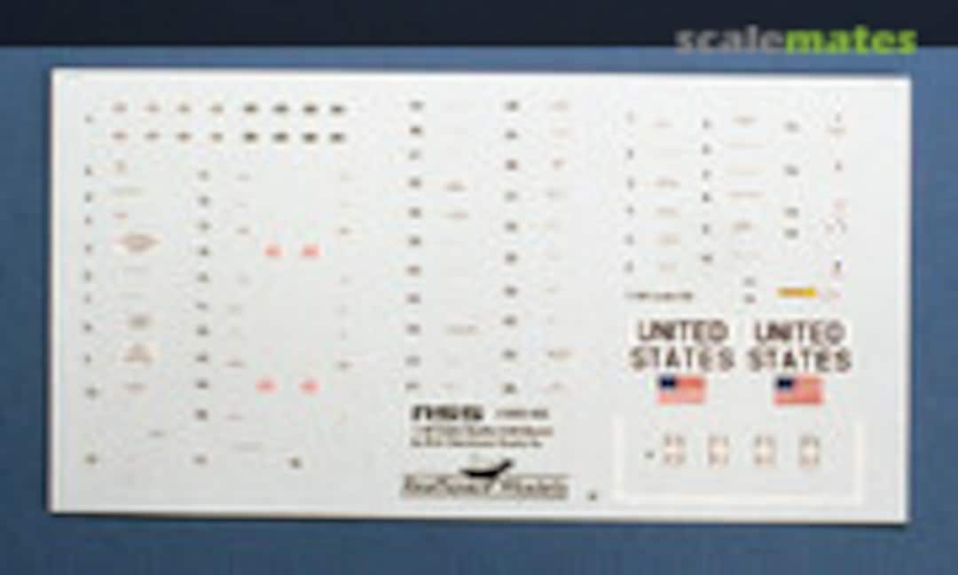 1:48 The Ultimate Apollo Command & Service Module (CSM) Decals (Space Model Systems AP48) AP48