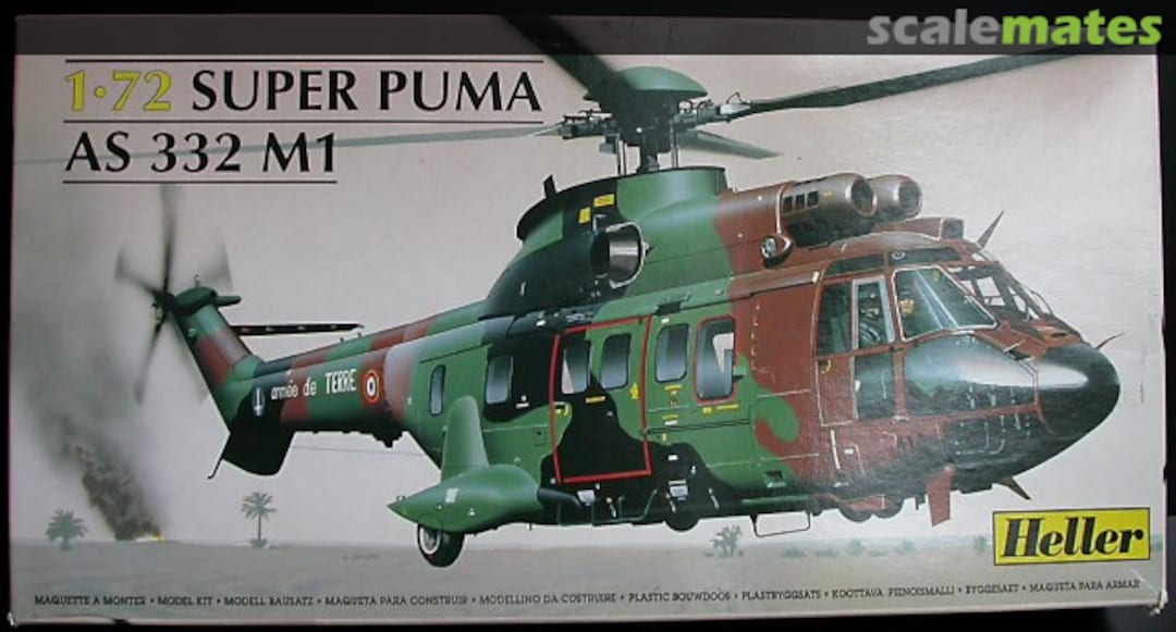 Boxart Super Puma AS 332 M1 80367 Heller Boxart Super Puma AS 332 M1 80367 Heller