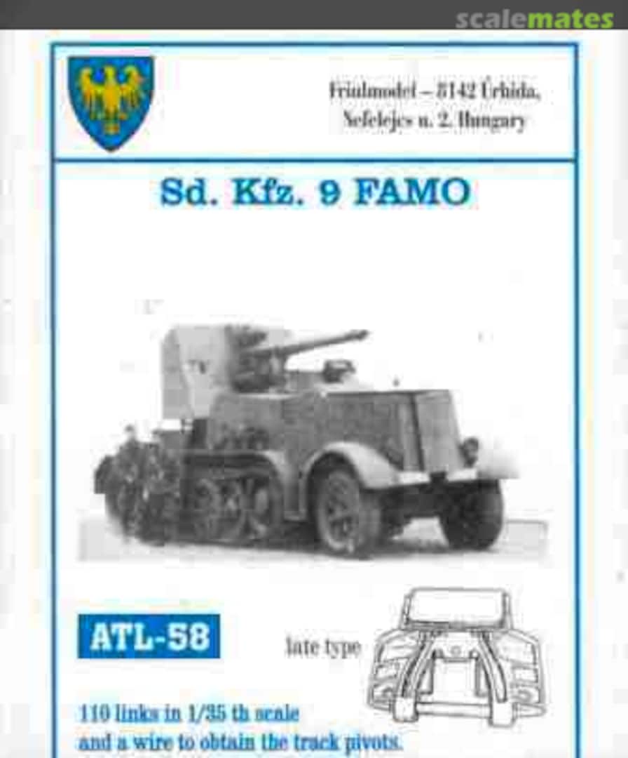 Boxart Sd.Kfz. 9 FAMO ATL-58 Friulmodel Boxart Sd.Kfz. 9 FAMO ATL-58 Friulmodel