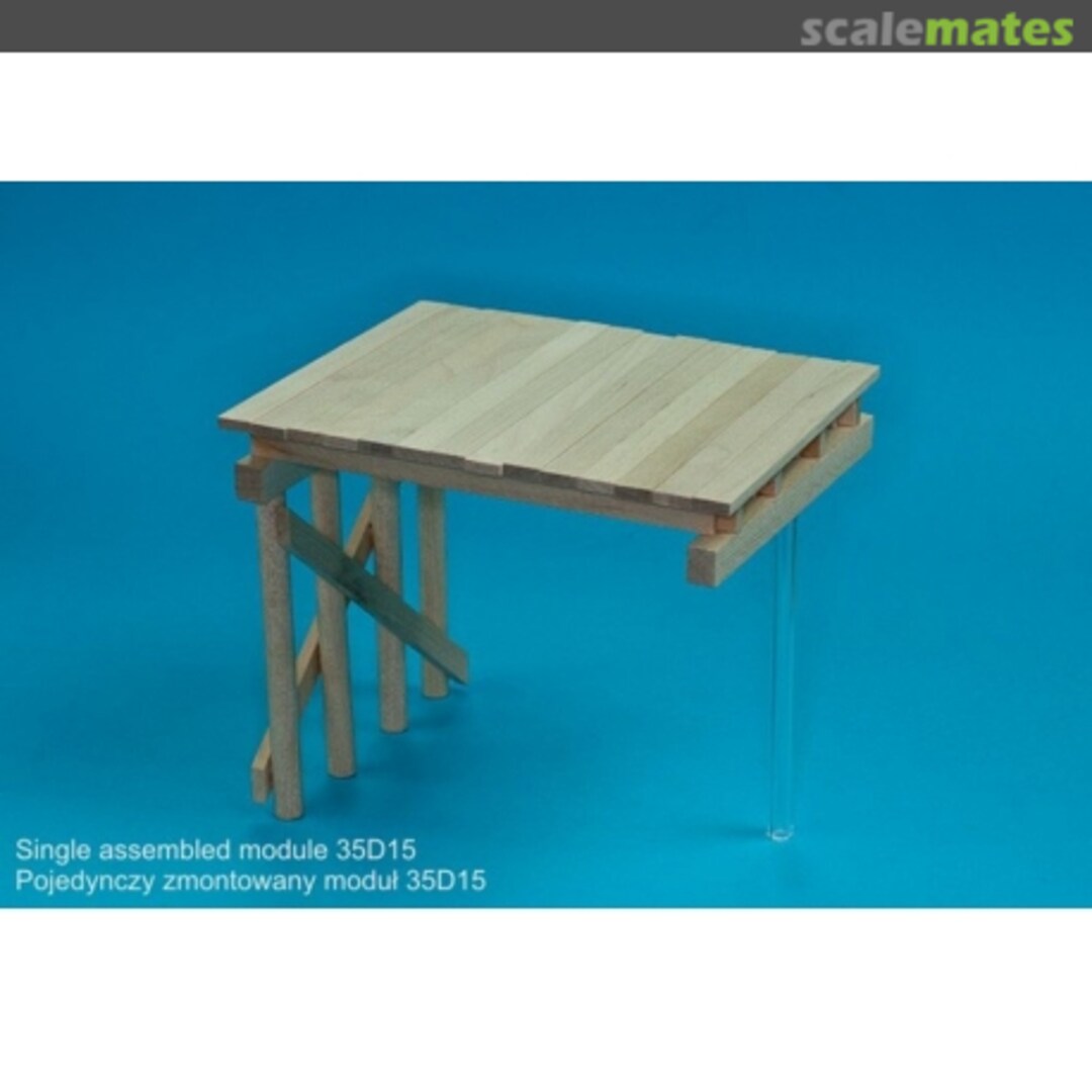 Boxart WW II Wooden bridge - single module 35D15 RB Model Boxart WW II Wooden bridge - single module 35D15 RB Model