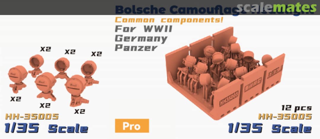 Boxart Bolsche (Bosch) Camouflage Headlight HH-35005 Heavy Hobby Boxart Bolsche (Bosch) Camouflage Headlight HH-35005 Heavy Hobby