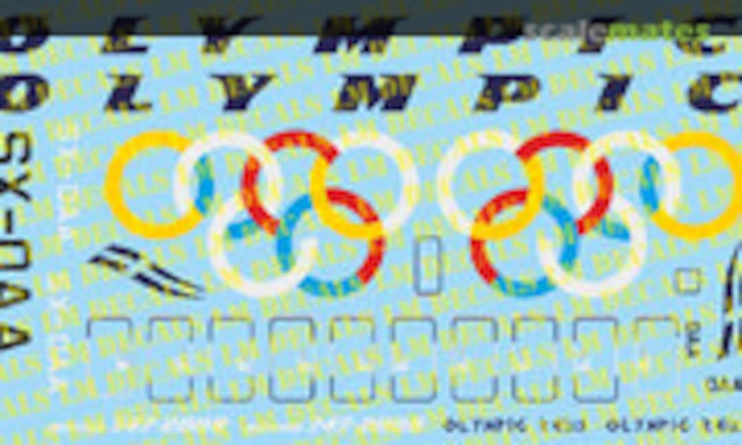 No Olympic Airways Boeing 747-200 (LM Decals LMX 0100)