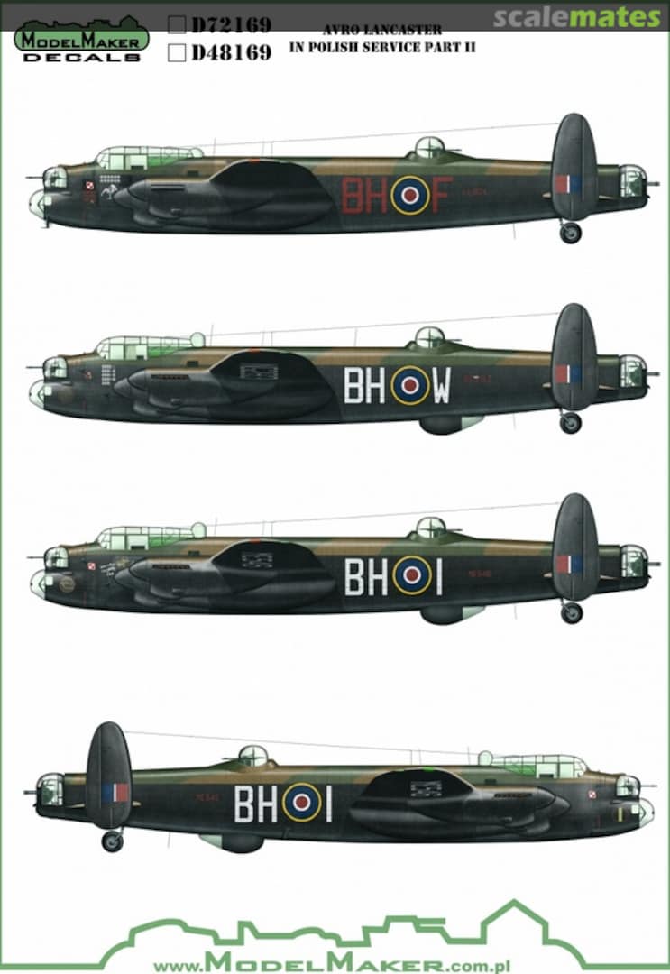 Boxart Avro Lancaster in Polish service part II MD48169 ModelMaker Boxart Avro Lancaster in Polish service part II MD48169 ModelMaker