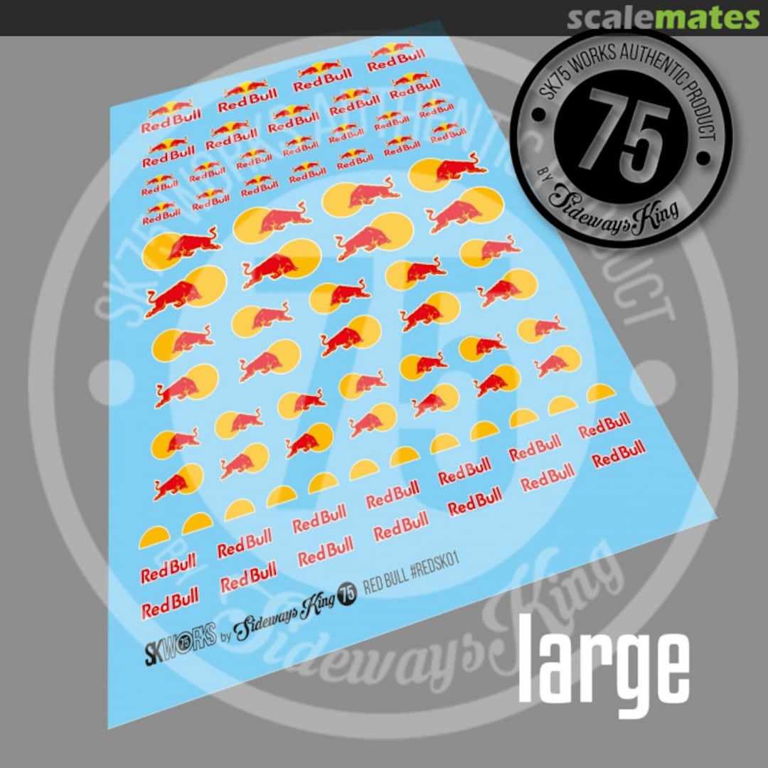 Boxart Red Bull Waterslide Decals REDSK01 sk75works Boxart Red Bull Waterslide Decals REDSK01 sk75works