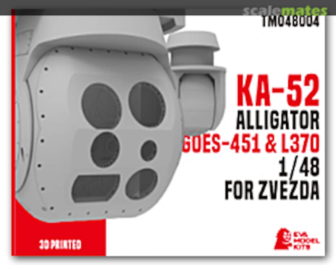 Boxart Ka-52 Alligator GOES-451 & L370 TM048004 EVA Model Kits Boxart Ka-52 Alligator GOES-451 & L370 TM048004 EVA Model Kits