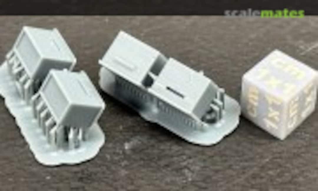 1:35 Mailboxes Deutsche Post Osten - type 2 (2 pieces) (EMP3d 35091025) 35091025