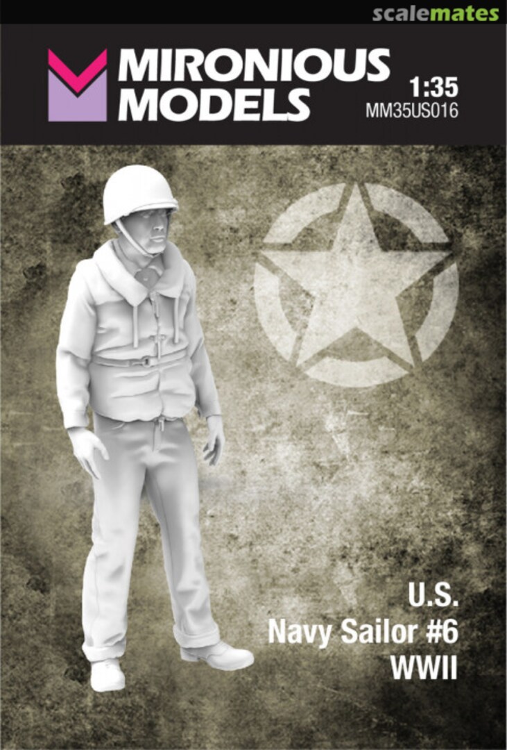 Boxart WWII U.S. Navy Sailor #6 MM35US016 Mironious Models Boxart WWII U.S. Navy Sailor #6 MM35US016 Mironious Models